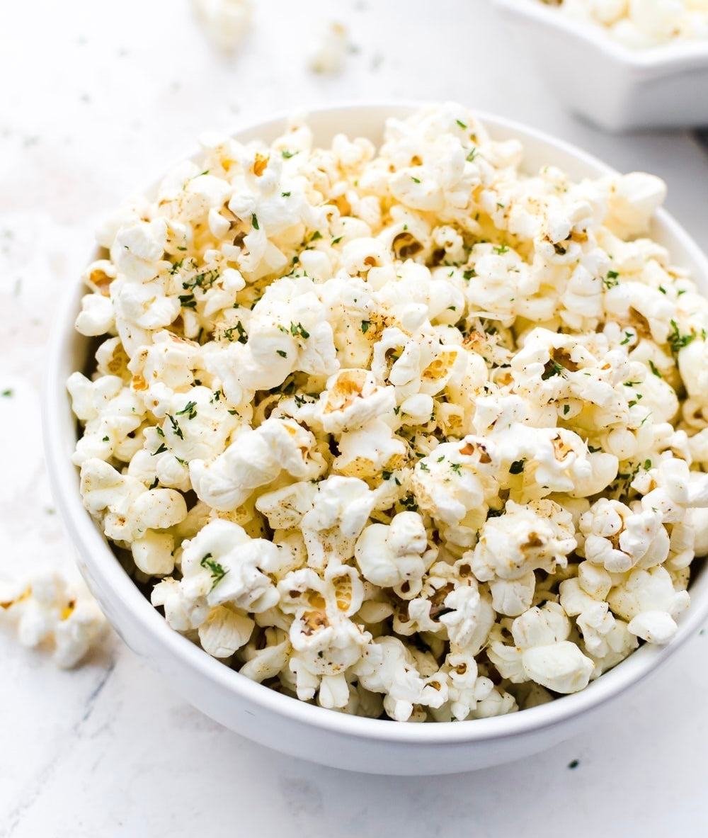 Garlic Parmesan Popcorn