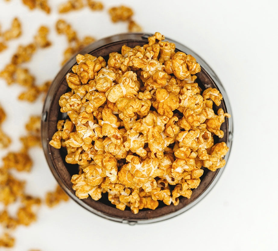 Spicy Cheddar Bacon Popcorn